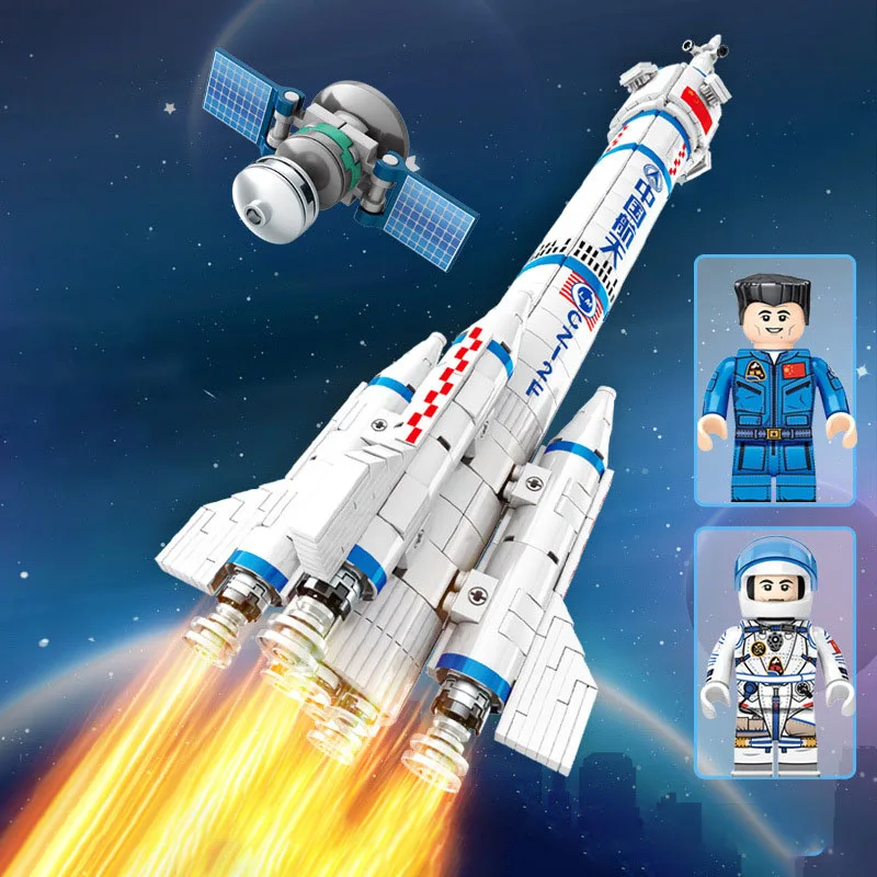 Toys for Children Chinese Space Culture Manned Spaceship Model Kit Boy Educational Assembling Building Block Brick Kids Gift T20
Toys for Children Chinese Space Culture Manned Spaceship Model Kit Boy Educational Assembling Building Block Brick Kids Gift T20