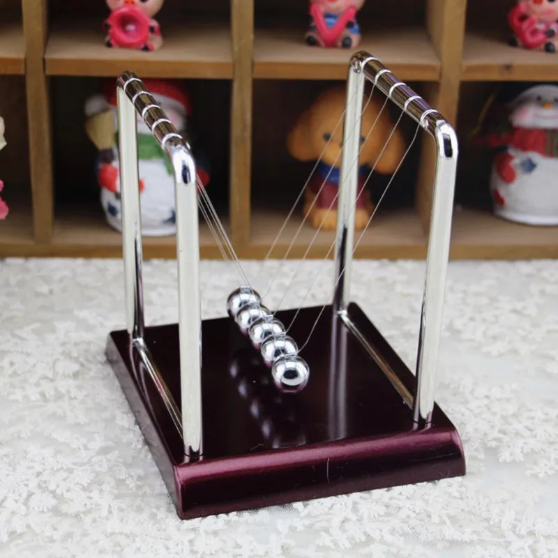 1pc Early Fun Development Educational Desk Toy Gift Newtons Cradle Steel Balance Ball Physics Science Pendulum Antistress Games
1pc Early Fun Development Educational Desk Toy Gift Newtons Cradle Steel Balance Ball Physics Science Pendulum Antistress Games