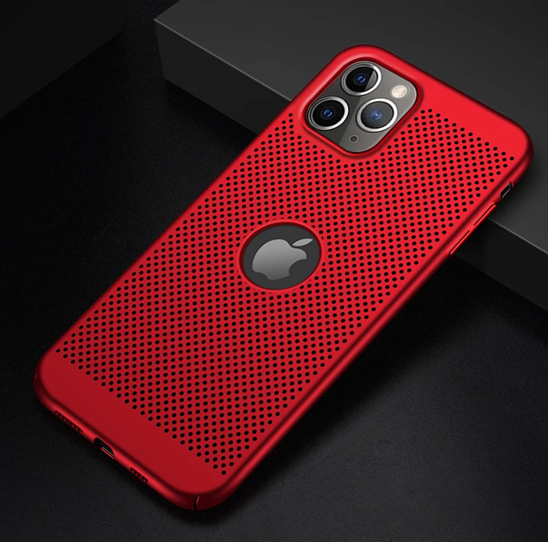 Ultra Slim PC Phone Case For iPhone 12 11 Pro Max Min SE 2020 XR XS X 8 7 6 6s 5S Plus Hollow Heat Dissipation Protection Cover Ultra Slim PC Phone Case For iPhone 12 11 Pro Max Min SE 2020 XR XS X 8 7 6 6s 5S Plus Hollow Heat Dissipation Protection Cover