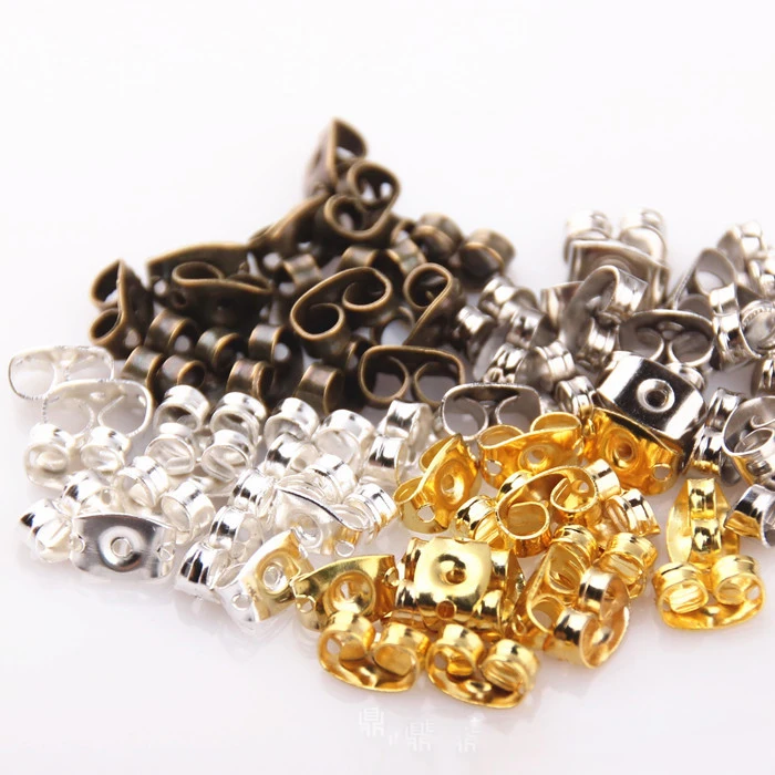 4 Color 4.3*6mm 200 pcs Butterfly Earrings Clasp Earring Stopper Earrings Accessories DIY Making Jewelry Supplies Finding
4 Color 4.3*6mm 200 pcs Butterfly Earrings Clasp Earring Stopper Earrings Accessories DIY Making Jewelry Supplies Finding