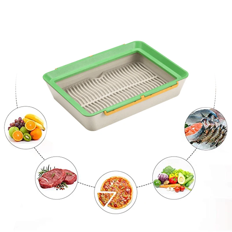 Kitchen Food Preservation Tray Food Fresh Keeping Fresh Spacer Organizer Refrigerator Organizer Box Food Fresh Storage Box
Kitchen Food Preservation Tray Food Fresh Keeping Fresh Spacer Organizer Refrigerator Organizer Box Food Fresh Storage Box