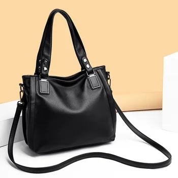 Bag women's bag 2020 new high sense women's one shoulder big bag texture soft leather commuter crossbar hand carrying bag
Bag women's bag 2020 new high sense women's one shoulder big bag texture soft leather commuter crossbar hand carrying bag