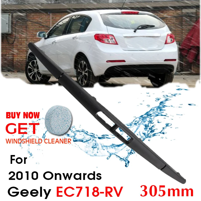 Car Wiper blade Rear Back Window Windscreen Windshield Wipers For Geely EC718-RV Hatchback 305mm 2010 Onwards Auto Accessories
Car Wiper blade Rear Back Window Windscreen Windshield Wipers For Geely EC718-RV Hatchback 305mm 2010 Onwards Auto Accessories