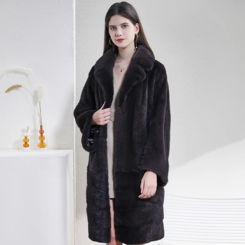 New fashion fur coat natural mink winter women's lapel long loose sleeves warm high quality mink coat jacket
New fashion fur coat natural mink winter women's lapel long loose sleeves warm high quality mink coat jacket