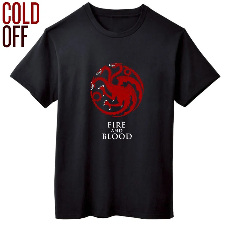 COLD OFF 100% cotton short sleeve fire and bloose cool men T shirt casual game of thrones o-neck men tshirt cool men tee shirts
COLD OFF 100% cotton short sleeve fire and bloose cool men T shirt casual game of thrones o-neck men tshirt cool men tee shirts