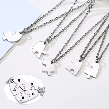 FREE ENGRAVING 5 SET JEWELRY PUZZLE HEART NECKLACE PERSONALIZED FAMILY NAME PENDANT FOR MEN WOMEN
FREE ENGRAVING 5 SET JEWELRY PUZZLE HEART NECKLACE PERSONALIZED FAMILY NAME PENDANT FOR MEN WOMEN