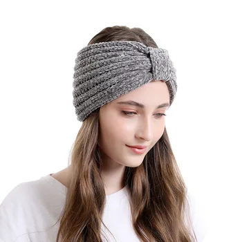 Women Hairband Winter Ear Headwrap Thicken Bowknot Wool Knitted Headband Girls Crochet Knot Warm Turban Lady Knitted HairBand
Women Hairband Winter Ear Headwrap Thicken Bowknot Wool Knitted Headband Girls Crochet Knot Warm Turban Lady Knitted HairBand