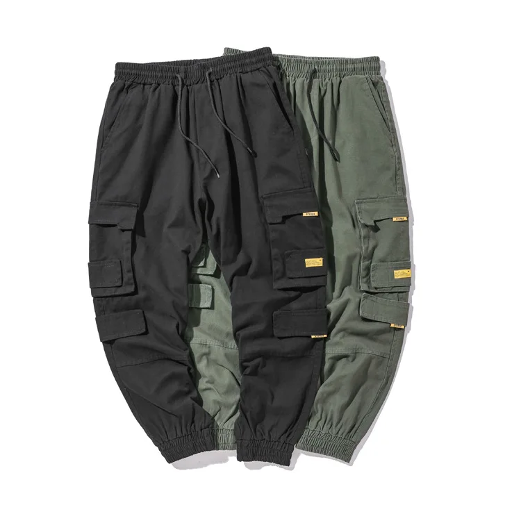 Wu Hangxin-American Leisure Drawstring Multi-pockets Workwear Ankle Banded Pants Men Popular Brand Loose-Fit Youth Harem Pants S
Wu Hangxin-American Leisure Drawstring Multi-pockets Workwear Ankle Banded Pants Men Popular Brand Loose-Fit Youth Harem Pants S