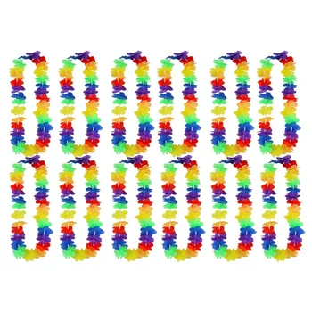 12pcs Garland Necklace Leis Hawaiian Wreaths Luau Party Supplies Accessory for Birthday Wedding Decoration Beach
12pcs Garland Necklace Leis Hawaiian Wreaths Luau Party Supplies Accessory for Birthday Wedding Decoration Beach