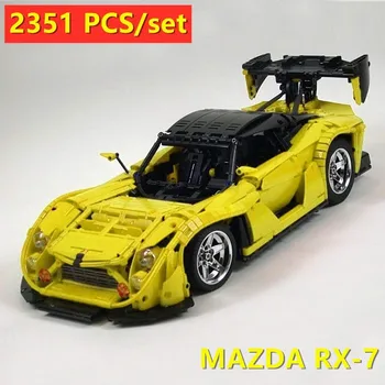 New MOC SERIES MAZDA RX-7 Super Racing Car LeGINGlys MOC-22346 Technic Model Kits Building Blocks Bricks Toys Kid birthday Gift
New MOC SERIES MAZDA RX-7 Super Racing Car LeGINGlys MOC-22346 Technic Model Kits Building Blocks Bricks Toys Kid birthday Gift