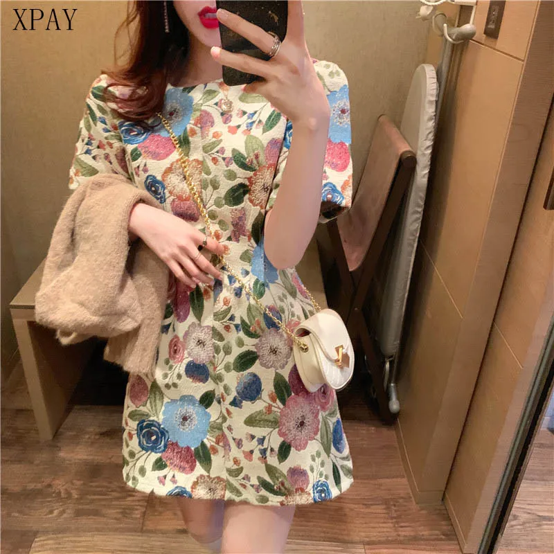 Women Floral Print Bodycon Party Dress Elegant Short Sleeve Party Mini Dress 2020 Summer New Korean Vintage Base Club Dresses
Women Floral Print Bodycon Party Dress Elegant Short Sleeve Party Mini Dress 2020 Summer New Korean Vintage Base Club Dresses