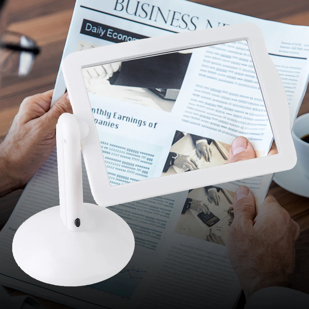 Durable LED Reading Large Lens Illuminated Magnifying Glass Magnifier Practical Multi-functional Portable Book Reading Tools
Durable LED Reading Large Lens Illuminated Magnifying Glass Magnifier Practical Multi-functional Portable Book Reading Tools