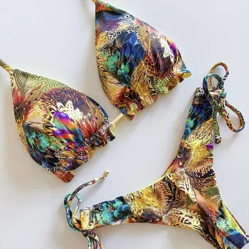 Brazilian Biquini Bathing Suit Women Swimwear Swimsuit Top Bikini Sets Print Push Up Bras Bottom Beach Swim Wear 2020
Brazilian Biquini Bathing Suit Women Swimwear Swimsuit Top Bikini Sets Print Push Up Bras Bottom Beach Swim Wear 2020