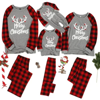 2020 Family Christmas Pajamas Newborn Baby Clothes Rompers Elk O-neck Parent-child Home Suit Sleepwear Family Matching Suit
2020 Family Christmas Pajamas Newborn Baby Clothes Rompers Elk O-neck Parent-child Home Suit Sleepwear Family Matching Suit