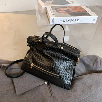 Bag Women's Bag 2020 New Fashion Woven Single Shoulder Oblique Satchel Handbag
Bag Women's Bag 2020 New Fashion Woven Single Shoulder Oblique Satchel Handbag