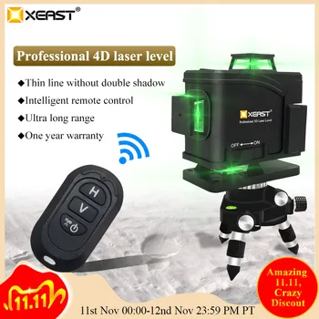 2020 new 16-line 4D laser horizontal green line self-leveling 360 horizontal and vertical super laser level green beam led
2020 new 16-line 4D laser horizontal green line self-leveling 360 horizontal and vertical super laser level green beam led
