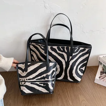 Animal Zebra Cow Pattern Totes Large Capacity HandBags Pu Leather Simple Underarm Shoulder Bags Female Daily Travel Totes Purse
Animal Zebra Cow Pattern Totes Large Capacity HandBags Pu Leather Simple Underarm Shoulder Bags Female Daily Travel Totes Purse