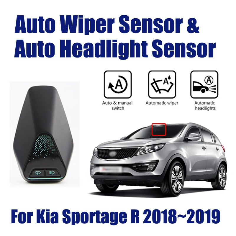 Car Automatic Rain Wiper Sensors & Headlight Sensor For Kia Sportage R 2018~2019 Smart Auto Driving Assistant System
Car Automatic Rain Wiper Sensors & Headlight Sensor For Kia Sportage R 2018~2019 Smart Auto Driving Assistant System