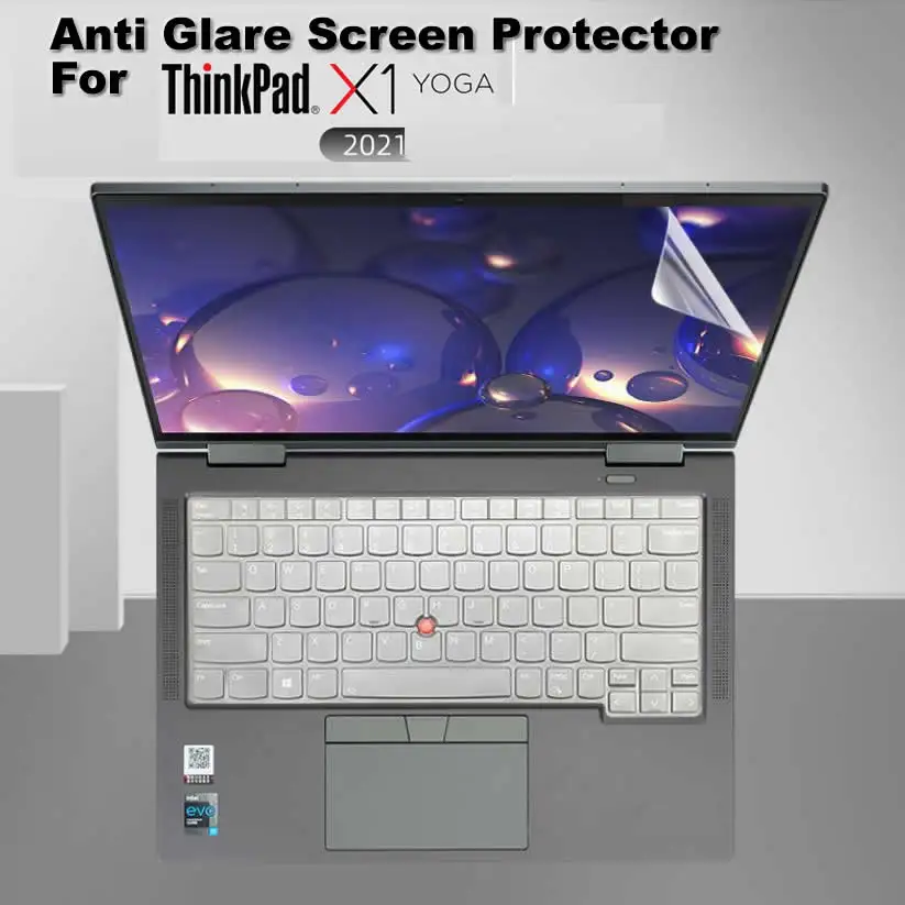 

2 Pieces Anti Glare Blue​Ray 14.5 Inch Screen Guard Protector For ThinkPad X1 Yoga 2021 14.5 16:10