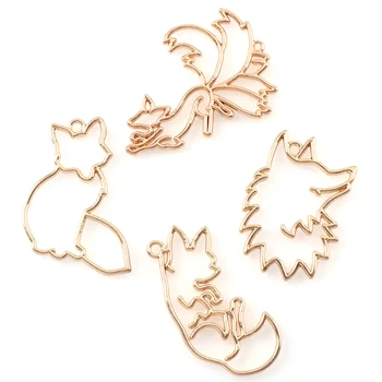 New 4Pcs Fox Metal Frame Pendant Bezel Setting UV Resin Charm Jewelry Casting Craft DIY Mold Charm Jewelry Making
New 4Pcs Fox Metal Frame Pendant Bezel Setting UV Resin Charm Jewelry Casting Craft DIY Mold Charm Jewelry Making