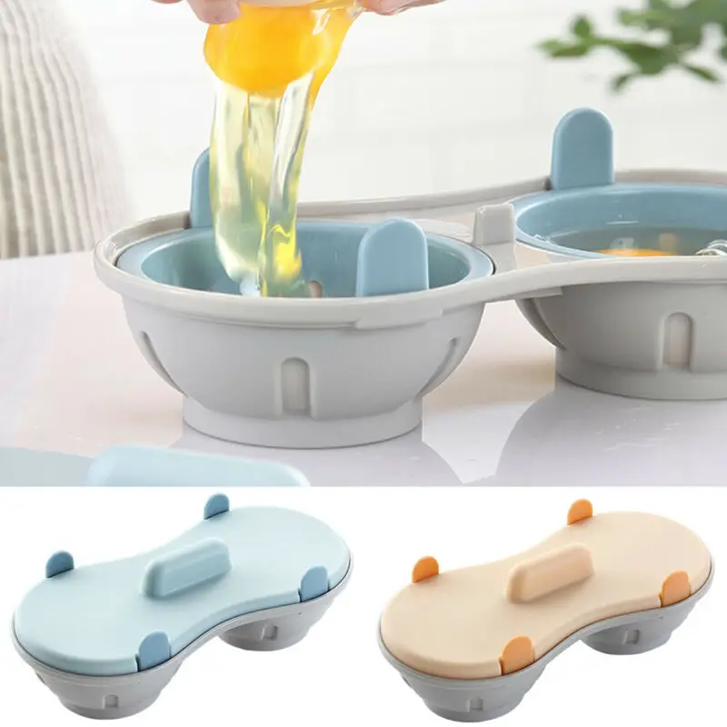 Egg Poachers Perfectly Cooked Egg Boiler Cup Egg Skillet Kitchen Steamed Egg Cooker Set Double Cooking Tools Microwave Oven
Egg Poachers Perfectly Cooked Egg Boiler Cup Egg Skillet Kitchen Steamed Egg Cooker Set Double Cooking Tools Microwave Oven