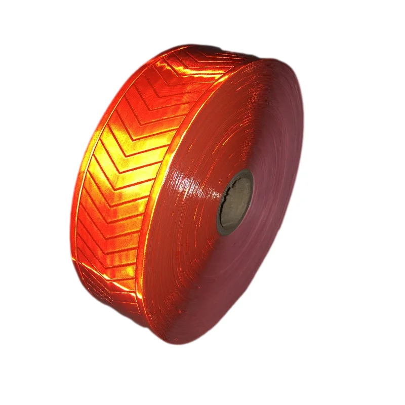 

5cm*50M Fluorescent Warning Safety Reflective PVC Tape Garment Accessories Sewing For Safety Road Traffic Clothing