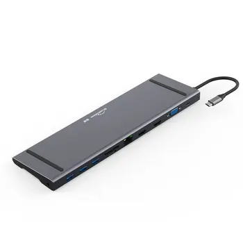 USB C Docking Notebook 11 In 1 Multiport USB C Hub Adapter Charging Power For Chromebooks For MacBook Pro
USB C Docking Notebook 11 In 1 Multiport USB C Hub Adapter Charging Power For Chromebooks For MacBook Pro
