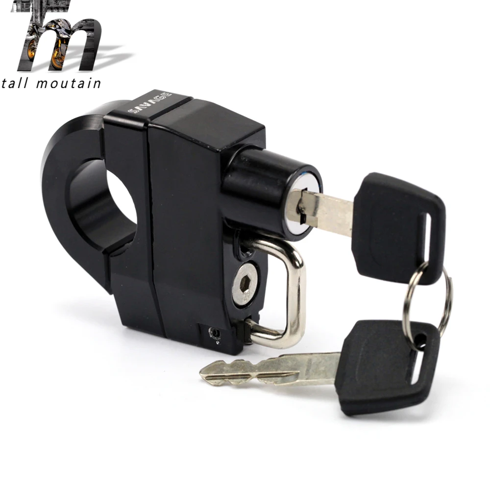 25mm Handlebars Helmet Lock HONDA SUZUKI YAHAMA KAWASAKI (3)