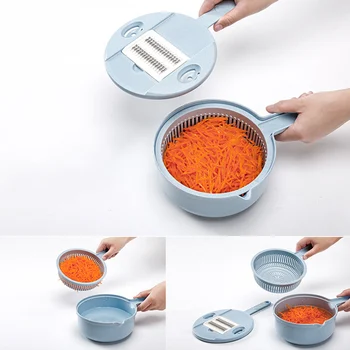 Multifunction 8 In 1 Vegetable Fruit Slicer Chopper Kitchen Cutter Grater Fruit Slicing Tools,Food Storage Container for Potato
Multifunction 8 In 1 Vegetable Fruit Slicer Chopper Kitchen Cutter Grater Fruit Slicing Tools,Food Storage Container for Potato