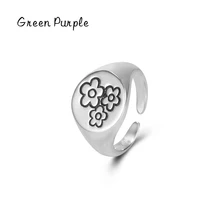 Unique vintage Small Flower Daisy Real 925 Sterling Silver Open Rings For Women Fashion Wedding Statement Ring Fine Jewelry Gift
Unique vintage Small Flower Daisy Real 925 Sterling Silver Open Rings For Women Fashion Wedding Statement Ring Fine Jewelry Gift