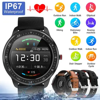 Smart Watch Bluetooth 1.3"Touch Screen IP67 Music Control Health Tracker Message Reminder Smart Wristwatch 200mAh Large Capacity
Smart Watch Bluetooth 1.3"Touch Screen IP67 Music Control Health Tracker Message Reminder Smart Wristwatch 200mAh Large Capacity