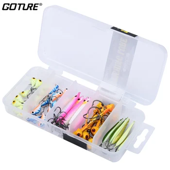 Goture 40pcs/set Winter Ice Fishing Lure JIg Spoon Fake Lure 1.6g 8.5g Winter Fishing Balancer Bait for Pike Perch Accessories
Goture 40pcs/set Winter Ice Fishing Lure JIg Spoon Fake Lure 1.6g 8.5g Winter Fishing Balancer Bait for Pike Perch Accessories