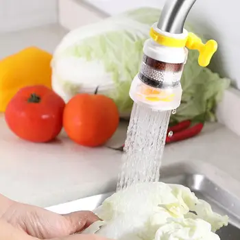 360 Degree Rotating Adjustable Faucet Water Filter Splash-Proof Shower Tap Implement Household Kitchen Carbon Faucet Mini Tap
360 Degree Rotating Adjustable Faucet Water Filter Splash-Proof Shower Tap Implement Household Kitchen Carbon Faucet Mini Tap