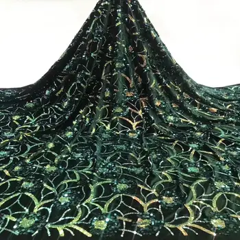Green African Sequins Velvet Lace Fabrics Classical Design 2020 Ankara Sequined Velvet Laces For Evening Party Sewing Material
Green African Sequins Velvet Lace Fabrics Classical Design 2020 Ankara Sequined Velvet Laces For Evening Party Sewing Material
