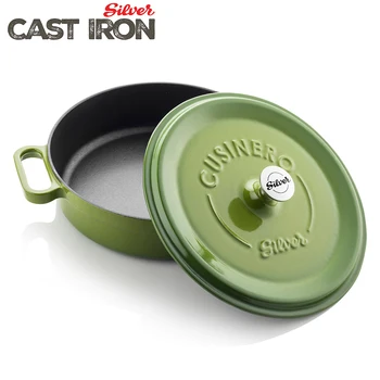 Cast Iron Pot Dutch Oven Casserole non stick Enameled 24cm pot skillet Home Cooking Cookware Set High Quality made in TURKEY
Cast Iron Pot Dutch Oven Casserole non stick Enameled 24cm pot skillet Home Cooking Cookware Set High Quality made in TURKEY