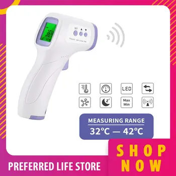 Non-contact Infrared Thermometer Handheld Infrared Thermometer High Precision Measures Temperature
Non-contact Infrared Thermometer Handheld Infrared Thermometer High Precision Measures Temperature