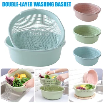 Newly Sink Strainer Sieve Draining Board Dish Drainer Double-Layer Washing Basket Fruit Drain Basket TE889
Newly Sink Strainer Sieve Draining Board Dish Drainer Double-Layer Washing Basket Fruit Drain Basket TE889