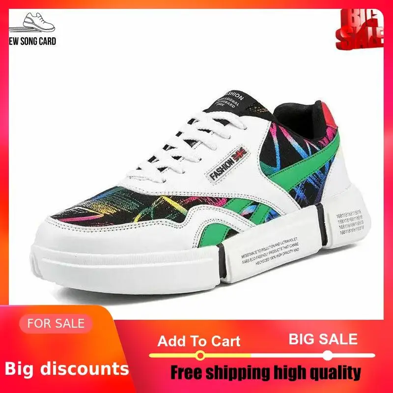 New casual Men Vulcanized Shoes Sneakers Men's Fashion Casual Lace-Up Colorful Canvas Sport Graffiti board Shoes
New casual Men Vulcanized Shoes Sneakers Men's Fashion Casual Lace-Up Colorful Canvas Sport Graffiti board Shoes