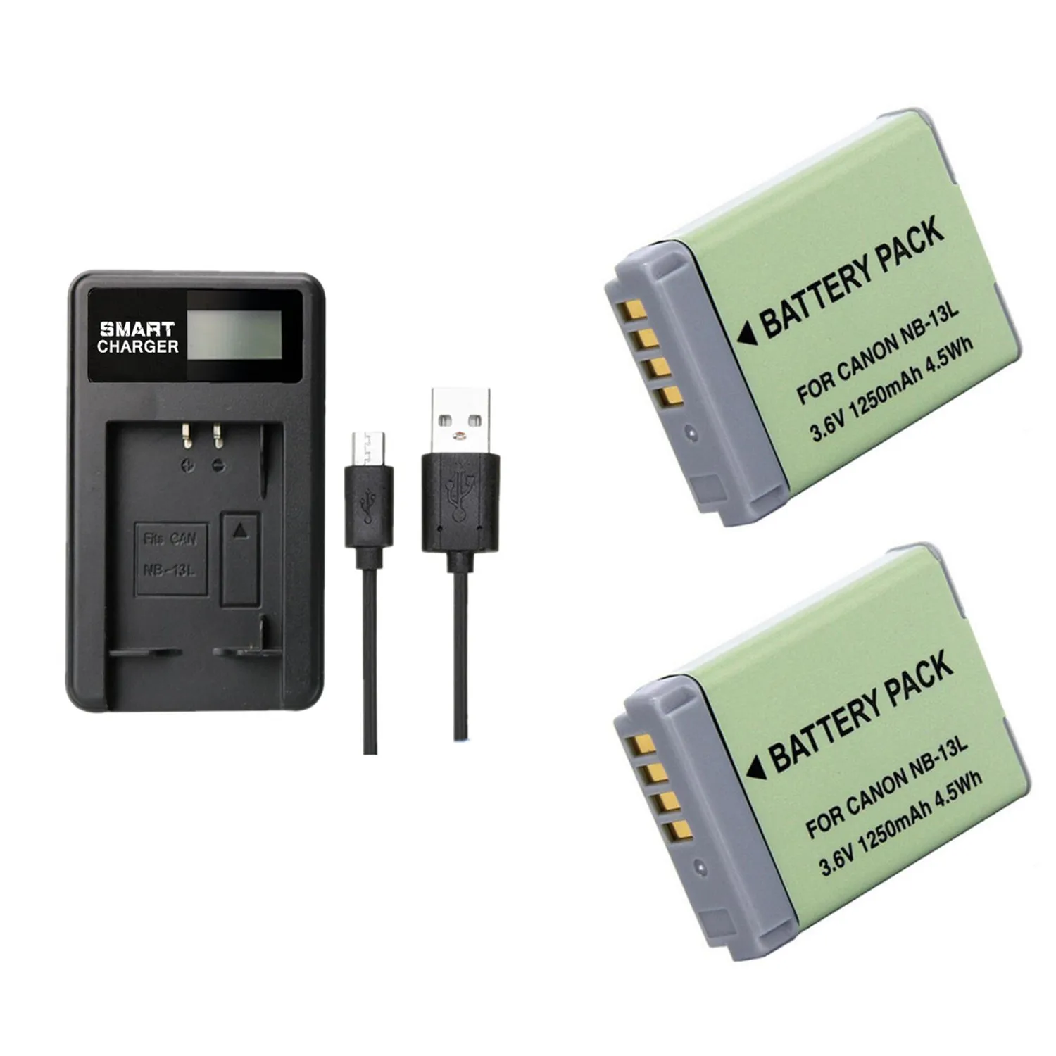 2 шт. 1250 мА/ч NB 13L NB13L Батарея с одиночным Зарядное устройство для Canon G5X G7X Mark II G9X SX620