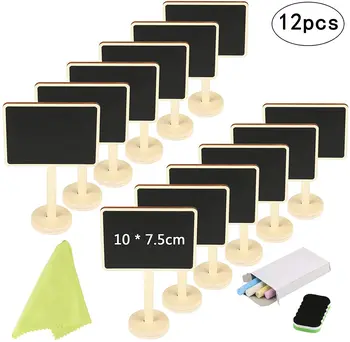 10 set Blackboards Message Board Sign Food Label Place Cards with Stand for Wedding Birthday Tabletop Signs Event Decoration
10 set Blackboards Message Board Sign Food Label Place Cards with Stand for Wedding Birthday Tabletop Signs Event Decoration