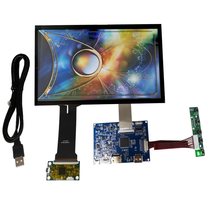 Комплект сенсорного монитора 10,1 дюйма HDIPS1366X768USB play 10-точечный емкостный сенсорный Android Raspberry Pi window system plug and p
Комплект сенсорного монитора 10,1 дюйма HDIPS1366X768USB play 10-точечный емкостный сенсорный Android Raspberry Pi window system plug and p