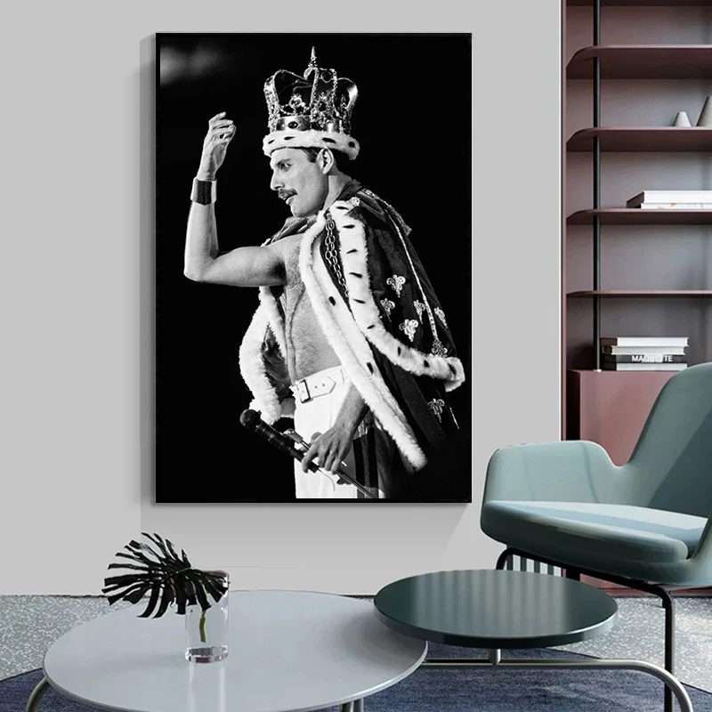 Killer QUEEN - Freddie Mercury Legend Oil Painting on Canvas Cuadros Posters and Prints Scandinavian Wall Art Picture Home Decor • Colma.do™ • 2023 •