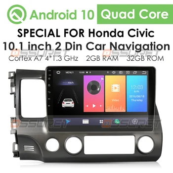 10.1" 2Din Android 10 Head Unit Car Radio GPS Navi Multimedia car no dvd Player For Honda Civic 2004-2011(left Driving) RDS 2+32
10.1" 2Din Android 10 Head Unit Car Radio GPS Navi Multimedia car no dvd Player For Honda Civic 2004-2011(left Driving) RDS 2+32