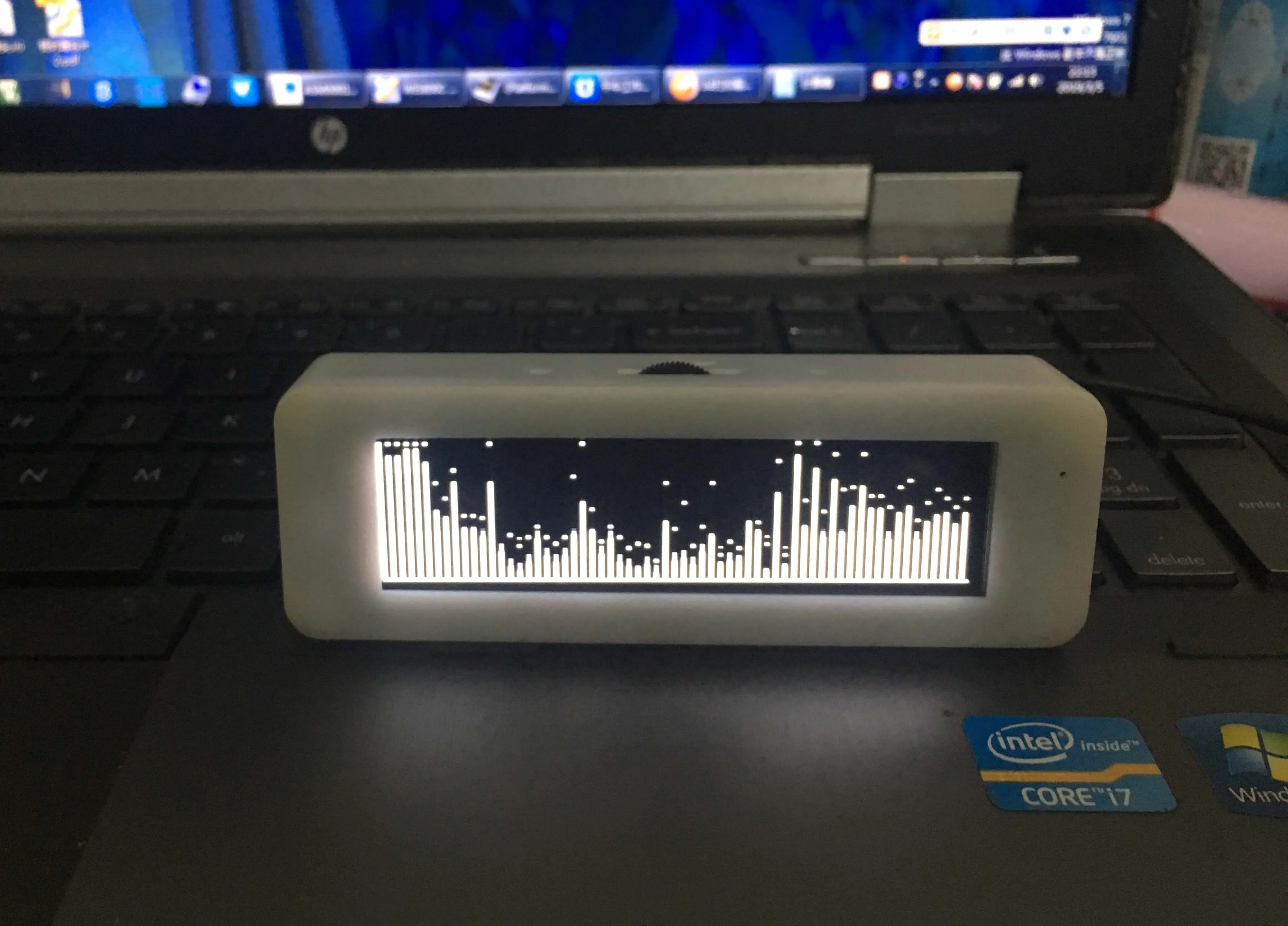 

3.12" OLED Music Spectrum Display Analyzer Audio Level Indicator rhythm VU METER