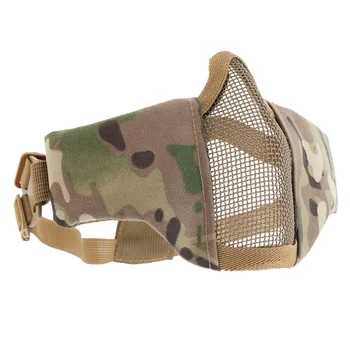 Foldable Breathable Half Face Mesh Mask Hunting Mask Adjustable Tactical Face Protective Mask Multipurpose Protective Gear
Foldable Breathable Half Face Mesh Mask Hunting Mask Adjustable Tactical Face Protective Mask Multipurpose Protective Gear