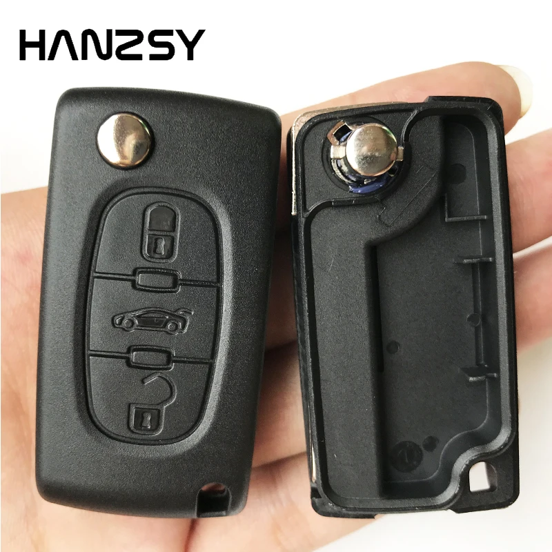 3 button Car Remote key Cover Case For PEUGEOT 407 308 607 307 Replacement Flip Folding key shell Fob CE0523 HU83/VA2 Blade
3 button Car Remote key Cover Case For PEUGEOT 407 308 607 307 Replacement Flip Folding key shell Fob CE0523 HU83/VA2 Blade
