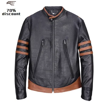 2020 Black Men Slim Fit Biker's Leather Jacket Large Size XXXXL Genuine Sheepskin Short Motorcycle Leather Coat FREE SHIPPING
2020 Black Men Slim Fit Biker's Leather Jacket Large Size XXXXL Genuine Sheepskin Short Motorcycle Leather Coat FREE SHIPPING