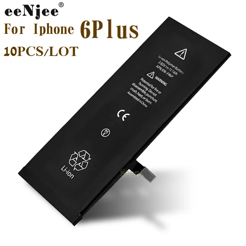 10 шт. литий полимерные аккумуляторы для Iphone 6 Plus 3 8 в 2915 мАч|battery for|phone batterybattery for phone