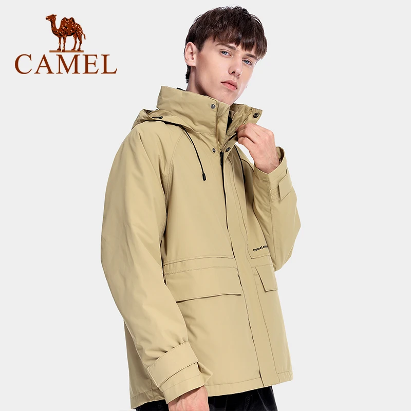 CAMEL Men Warm Waterproof Jacket Two-piece Three-in-one Detachable Fleece Liner Tide Brand Tooling Jackets 2021 New
CAMEL Men Warm Waterproof Jacket Two-piece Three-in-one Detachable Fleece Liner Tide Brand Tooling Jackets 2021 New