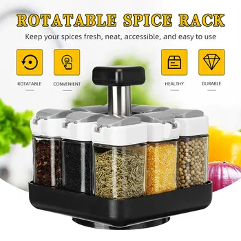 1 SET Spice Storage Rack Stand Holder + 8 Bottles Kitchen Seasoning Organizer Shelf
1 SET Spice Storage Rack Stand Holder + 8 Bottles Kitchen Seasoning Organizer Shelf